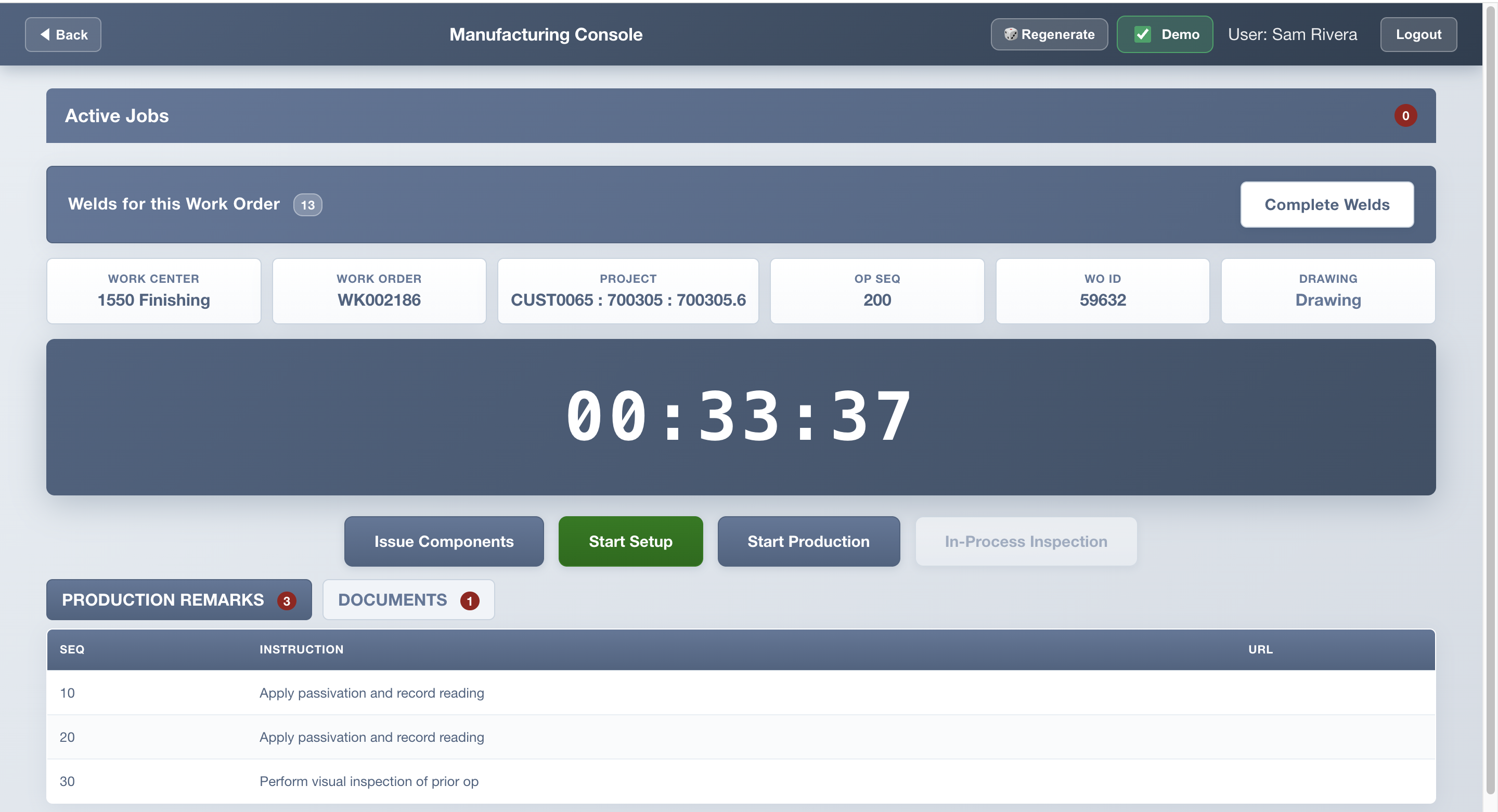 Manufacturing Execution System
